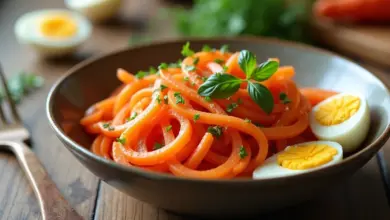 Tradiční francouzský mrkvový salát: recept a postup krok za krokem