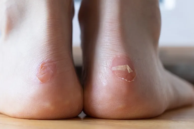 Puchýře na patách – přírodní léčba a domácí rady