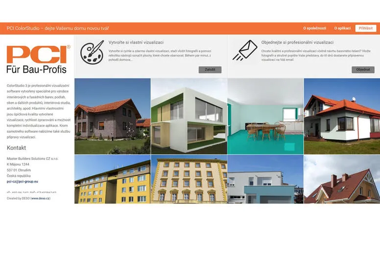 Vizualizace barev fasád a interiérů pomocí software PCI ColorStudio