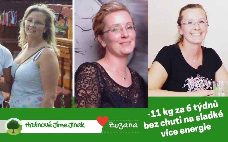 Žena před a po hubnutí: ztráta 11 kg za 6 týdnů