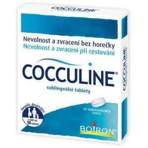 Tablety Cocculine pro nevolnost a zvracení při cestování
