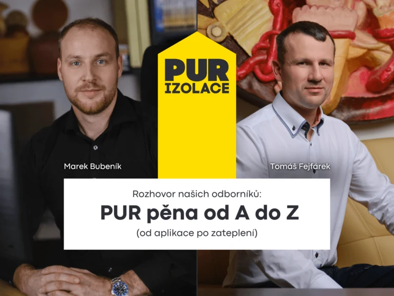 Dva odborníci vysvětlují použití PUR pěny pro zateplení střechy.