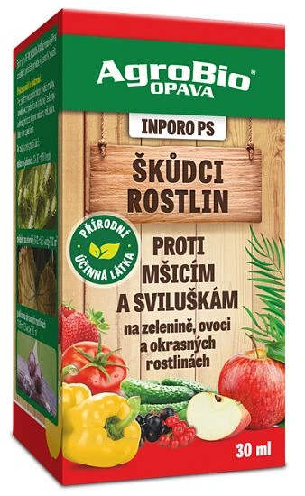 Produkt proti mšicím a sviluškám na zelenině a ovoci