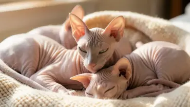 Jak pečovat o bezsrstou kočku sphynx - ilustrační foto